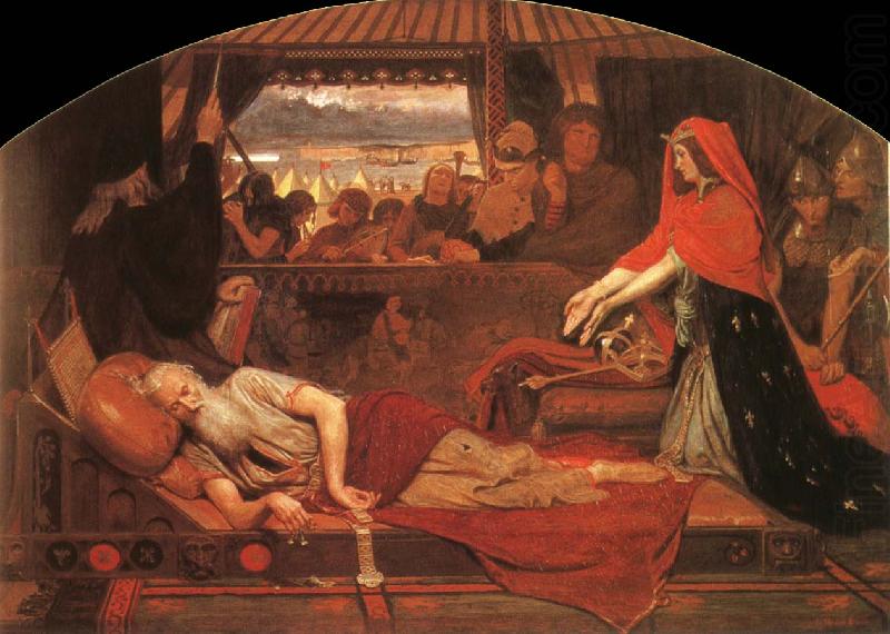 Ford Madox Brown Lear and Cordelia china oil painting image